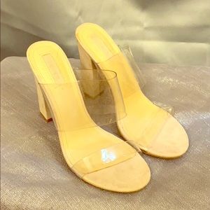 Brand new slip on heels